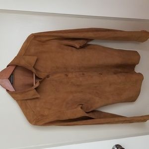 Massimo Dutti suede shirt